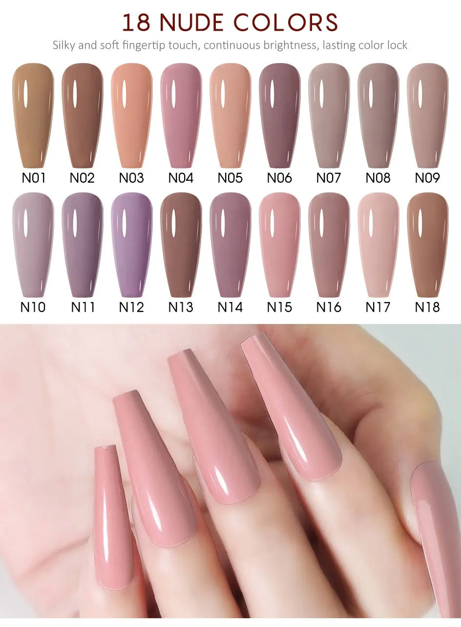 ’283 Color Gel Nail Polish Set - UV Semi-Permanent Hybrid Manicure’ - 1323