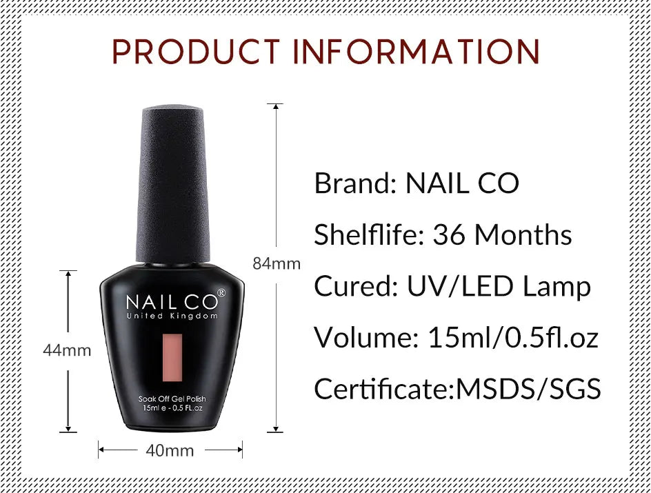 ’283 Color Gel Nail Polish Set - UV Semi-Permanent Hybrid Manicure’ - 1323