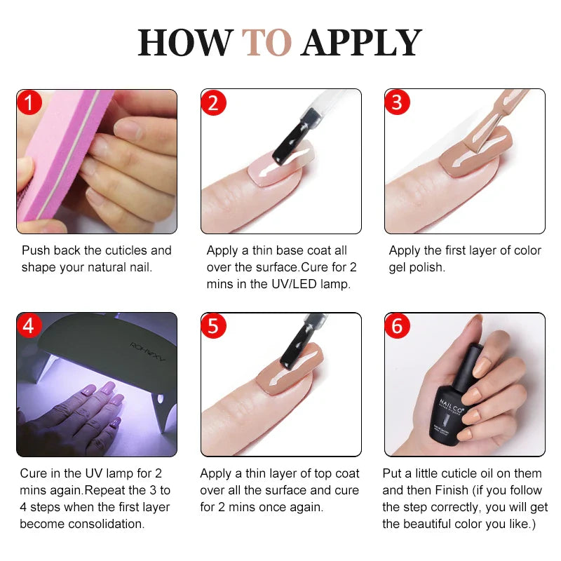 ’283 Color Gel Nail Polish Set - UV Semi-Permanent Hybrid Manicure’ - 1323