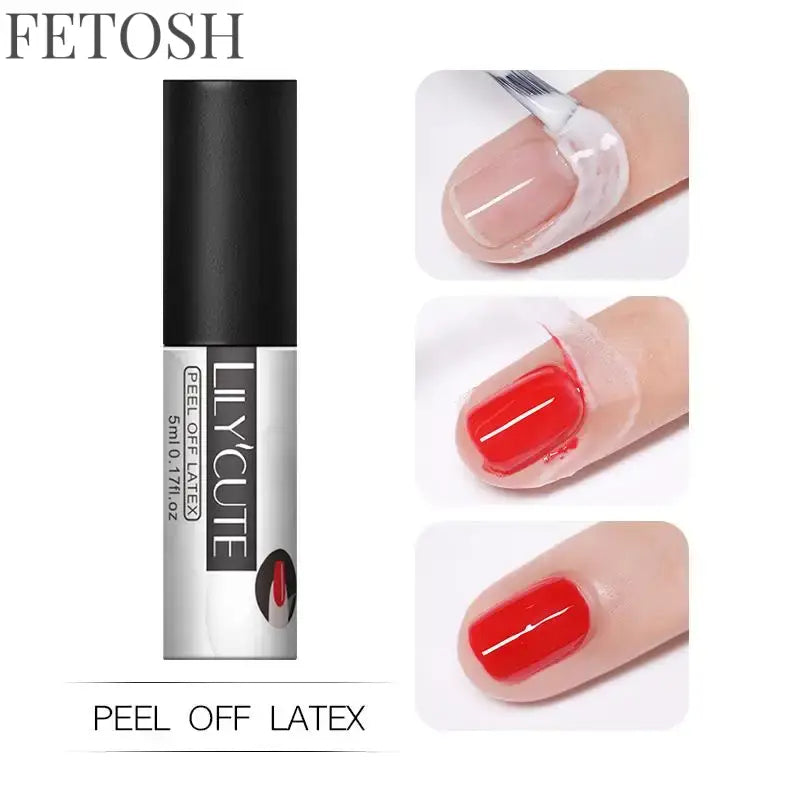 LILYCUTE 5ml White Black Liner Gel Nail Polish Colorful French Painting Stripe Semi Permanent Drawing Nail Art UV Gel Varnish