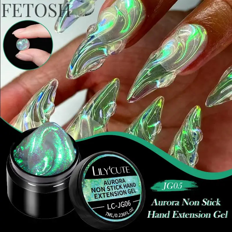 "15ML Quick Extension Gel Nail Polish, Nude White"