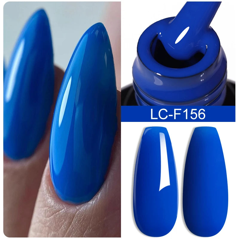 LILYCUTE Glitter Sequins UV Gel Nail Polish Shiny Spring Summer Color Semi Permanant Soak Off All For Manicure Nail Art Varnish