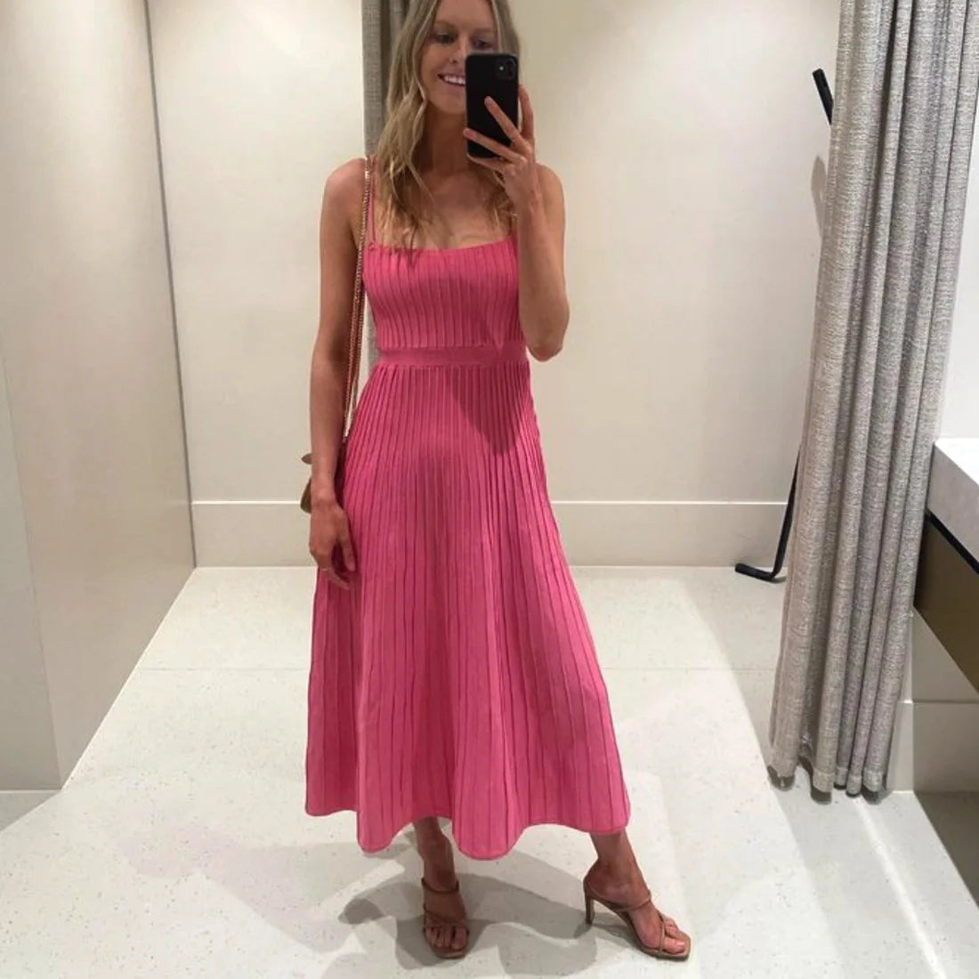 Tossy Backless Ribbed Maxi Dress For Women Summer New Holiday Party Stretch High Waist Bodycon Maternity Dresses Knit Sundress