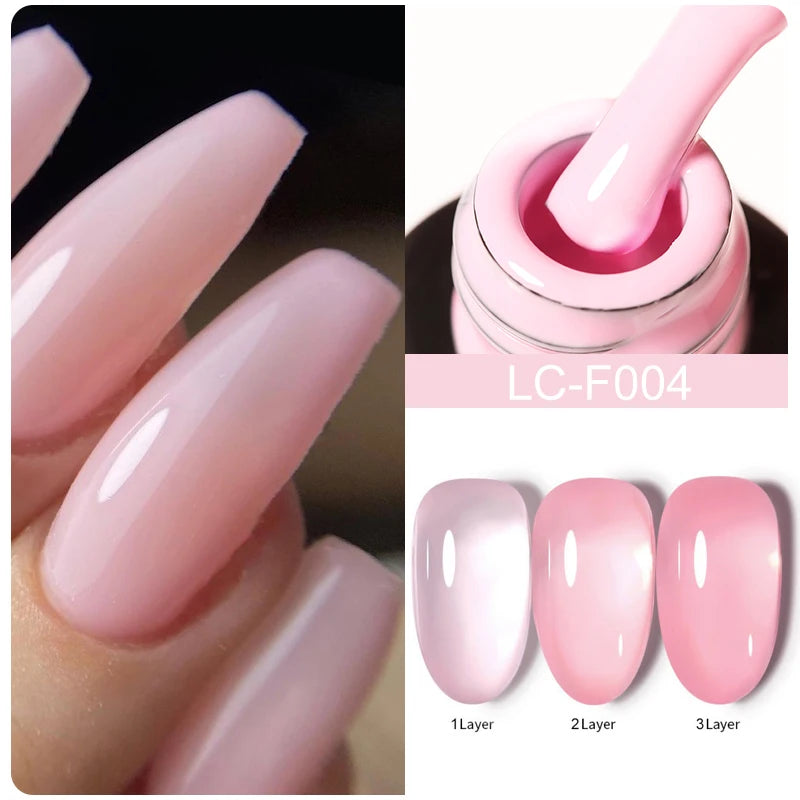 LILYCUTE Glitter Sequins UV Gel Nail Polish Shiny Spring Summer Color Semi Permanant Soak Off All For Manicure Nail Art Varnish