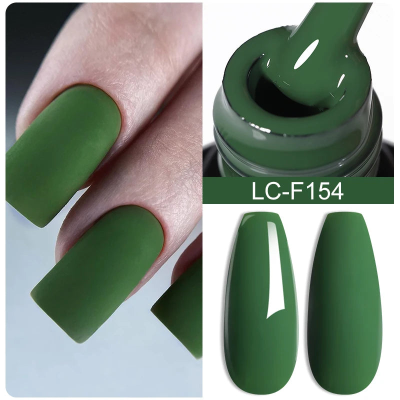 LILYCUTE Glitter Sequins UV Gel Nail Polish Shiny Spring Summer Color Semi Permanant Soak Off All For Manicure Nail Art Varnish
