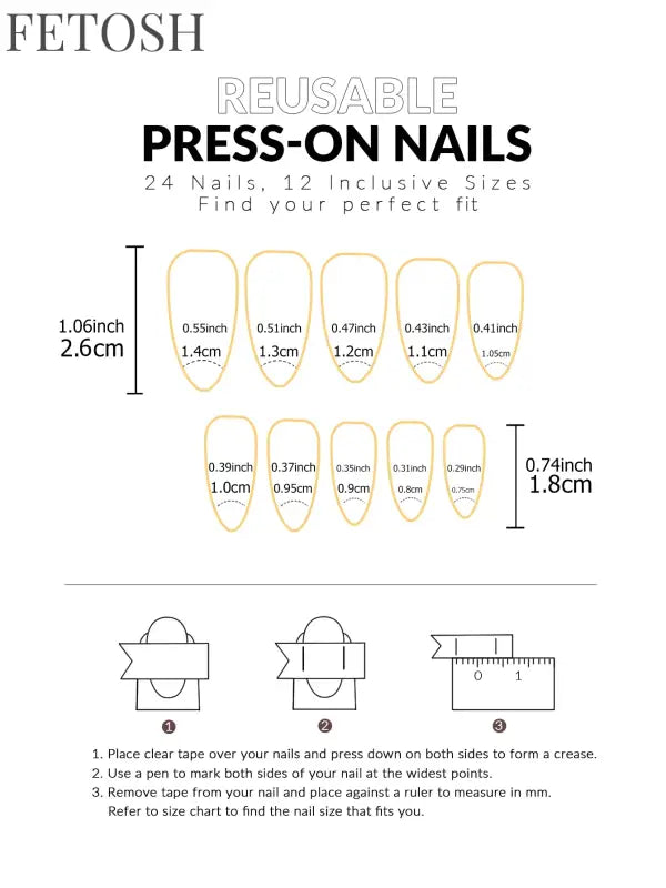 ARTAUG 24pcs Glossy Pink Press On Nails Medium Square Fake Nail Elegantstyle False Nail Full Cover Fake Nail For Stylish Women