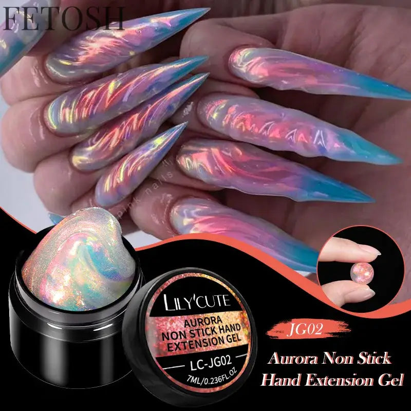 "15ML Quick Extension Gel Nail Polish, Nude White"