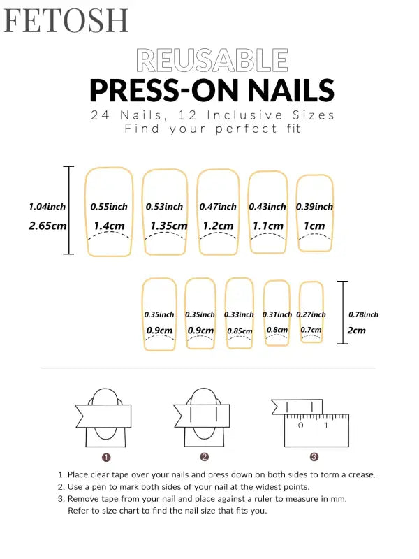 ARTAUG 24pcs Glossy Pink Press On Nails Medium Square Fake Nail Elegantstyle False Nail Full Cover Fake Nail For Stylish Women