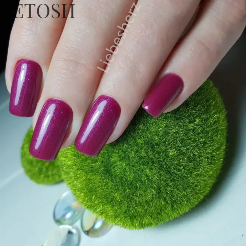 Artificial Press On Fake Nails Glossy Wine Red False Nail Long Square Reusable DIY Lady Fingernail Tip Manicure Tools