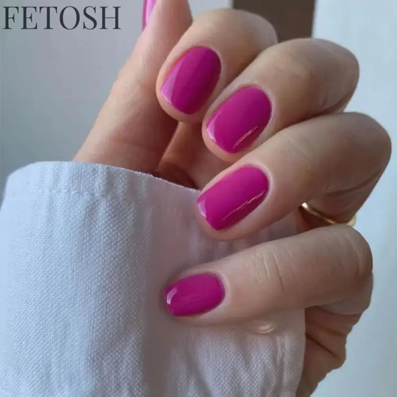 Sexy Red Short False Nails Pure Color French Fake Nials 24Pcs/Box Detachable Nail Tips Press on Nails DIY Manicure Tool Hot Sale