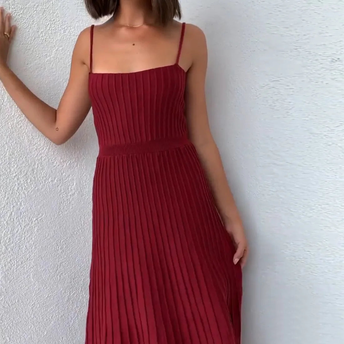 Tossy Backless Ribbed Maxi Dress For Women Summer New Holiday Party Stretch High Waist Bodycon Maternity Dresses Knit Sundress