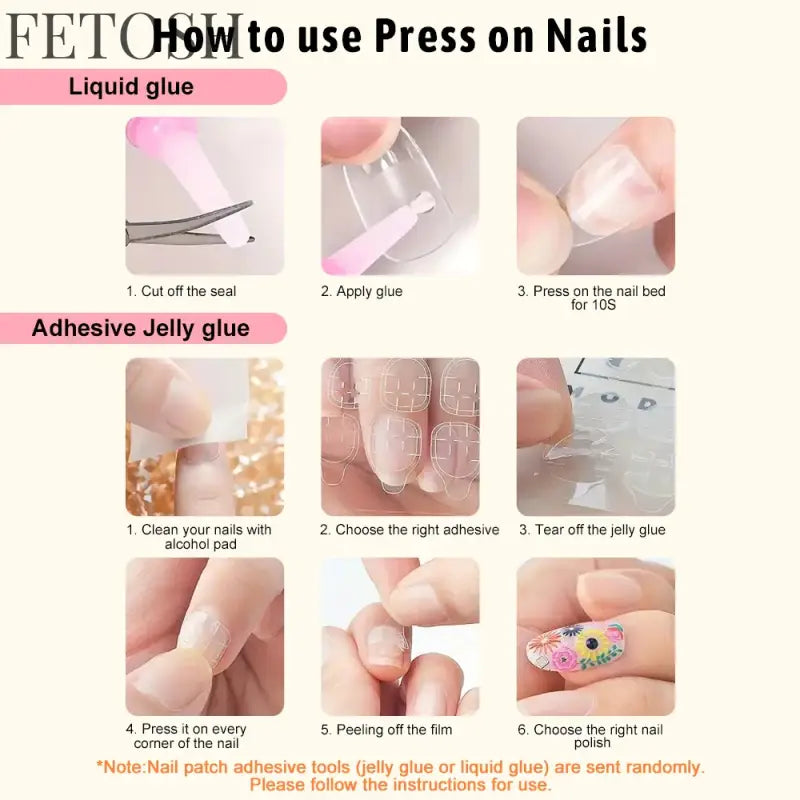 Glossy Press on Nails Set Short Oval Shiny Gradient French Nail Art Design Reusable Full Cover Fake Nails with Glue for Girls