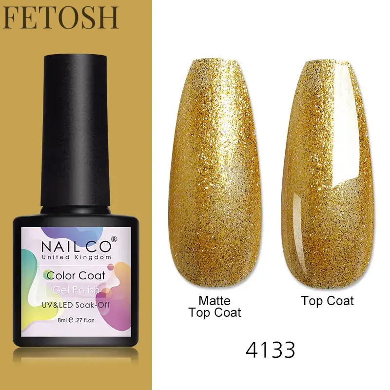 "131 Colors Semi-Permanent Gel Nail Polish Set"
