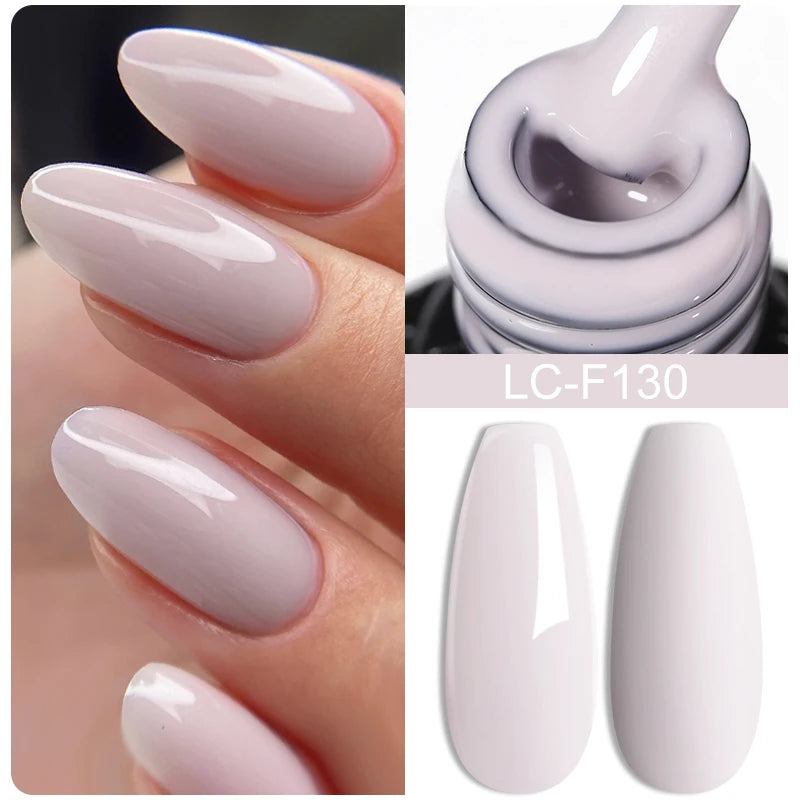 LILYCUTE Glitter Sequins UV Gel Nail Polish Shiny Spring Summer Color Semi Permanant Soak Off All For Manicure Nail Art Varnish