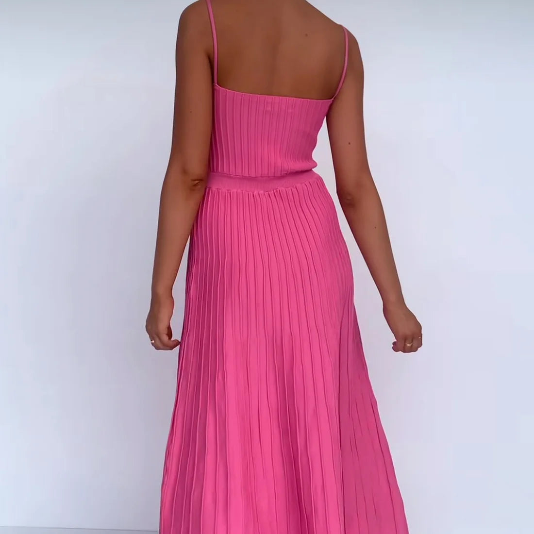 Tossy Backless Ribbed Maxi Dress For Women Summer New Holiday Party Stretch High Waist Bodycon Maternity Dresses Knit Sundress