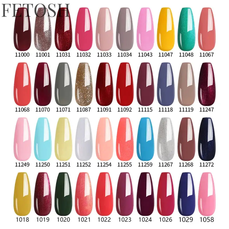 "131 Colors Semi-Permanent Gel Nail Polish Set"