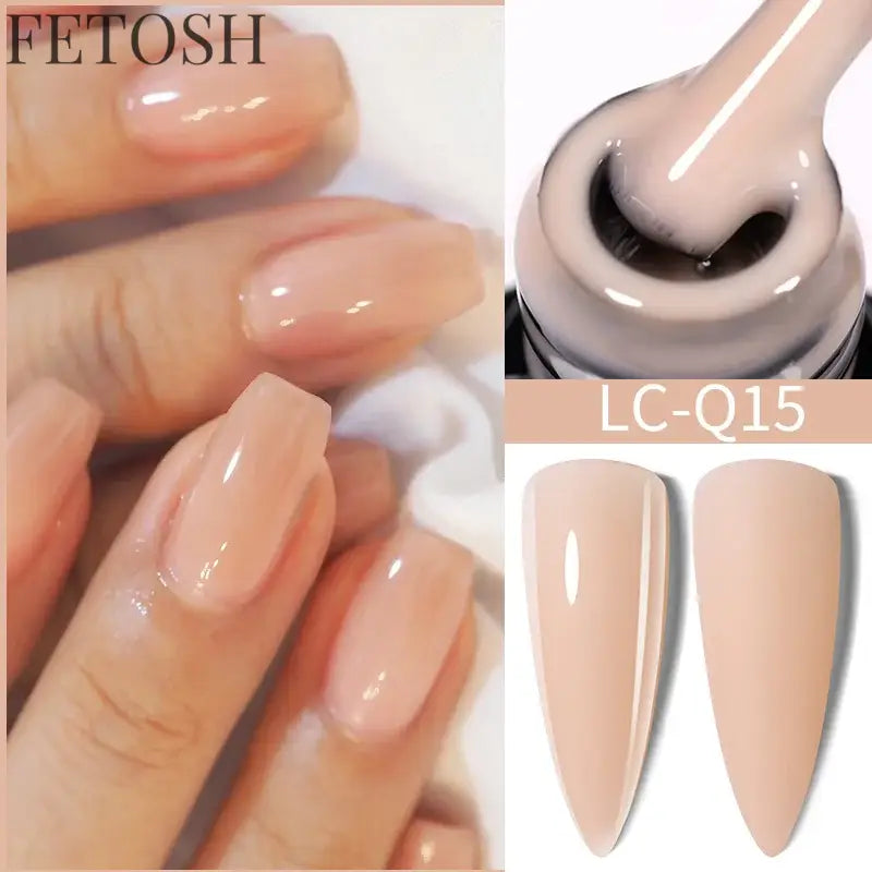 "15ML Nude White Quick Nail Gel Extension"