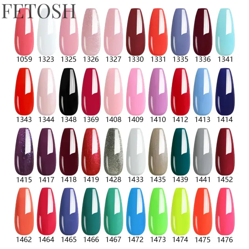 "131 Colors Semi-Permanent Gel Nail Polish Set"
