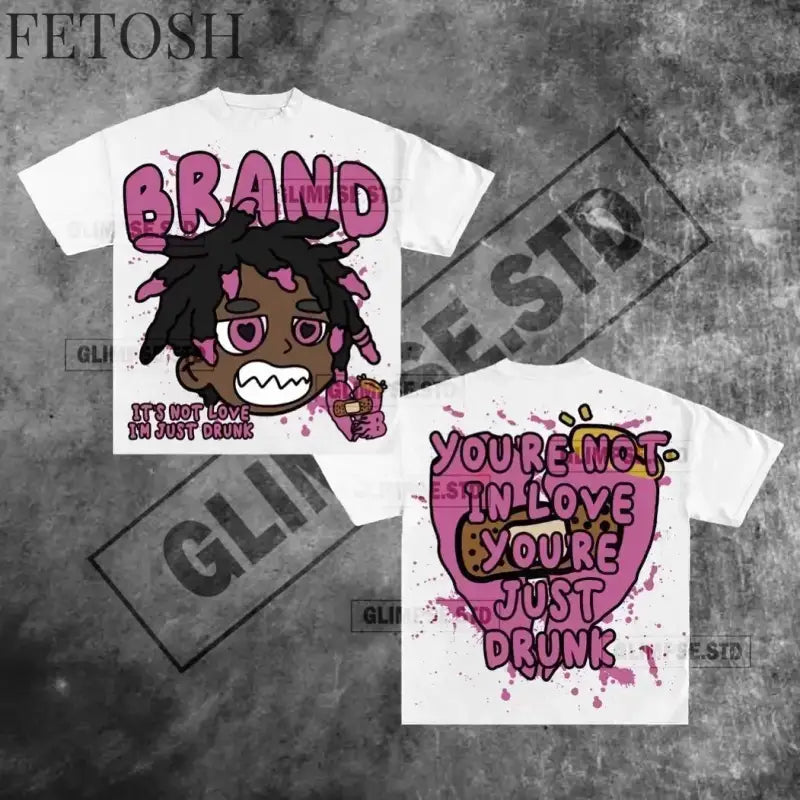 2025 casual streetwear y2k tops letter graphic t shirts oversized t shirt goth men clothing Harajuku high street gothic new