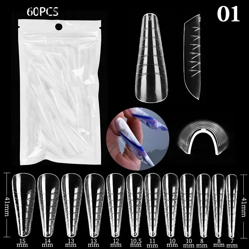 "15ML Nude White Quick Nail Gel Extension"