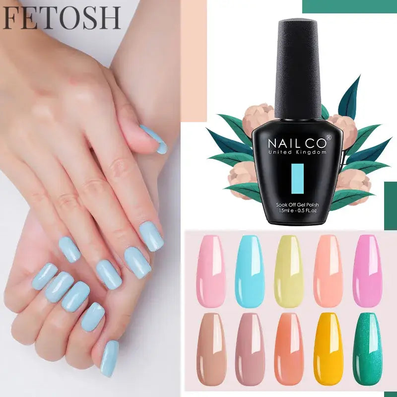 "131 Colors Semi-Permanent Gel Nail Polish Set"