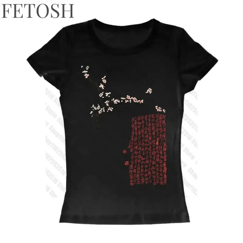 Kpop Oversized T-shirt Female Clothing Trashy Y2k 2000s Harajuku Women Top Women's T-shirts 90s Vintage Clothes Anime Goth Emo