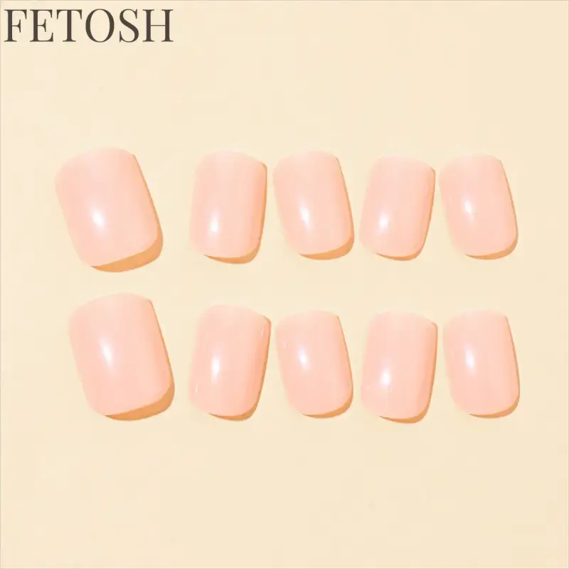 24Pcs/Set Women Girls Short French Milky Gray Trendy Versatile Full Coverage Wearable Fake Nail Press on Nail Art