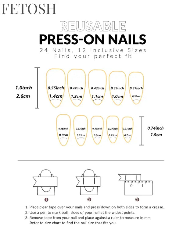 ARTAUG 24PCS Medium square black press on nails cute nails nail charms cheap nails for girl women gift candy color
