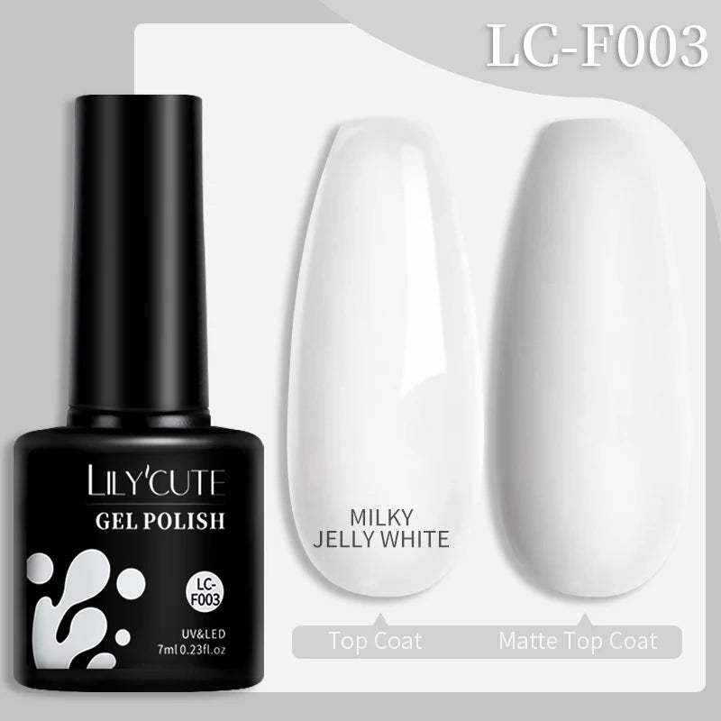 LILYCUTE Glitter Sequins UV Gel Nail Polish Shiny Spring Summer Color Semi Permanant Soak Off All For Manicure Nail Art Varnish