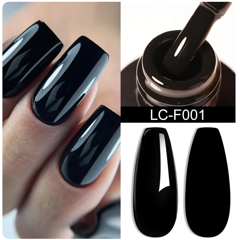 LILYCUTE Glitter Sequins UV Gel Nail Polish Shiny Spring Summer Color Semi Permanant Soak Off All For Manicure Nail Art Varnish