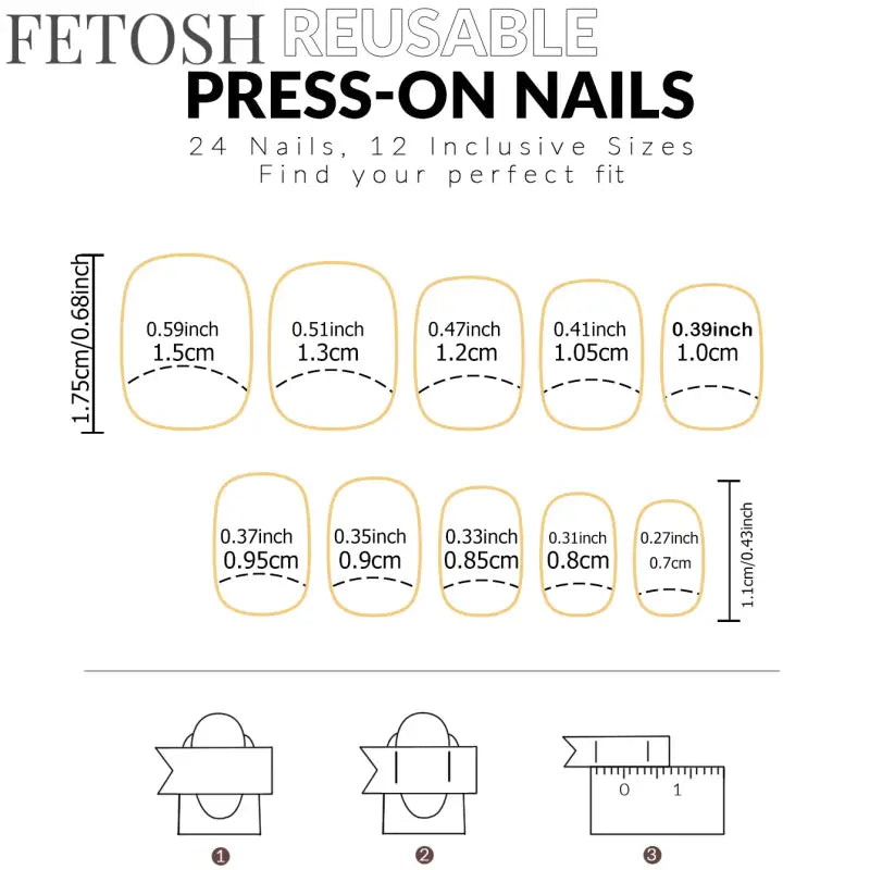 ARTAUG 24pcs Glossy Pink Press On Nails Medium Square Fake Nail Elegantstyle False Nail Full Cover Fake Nail For Stylish Women