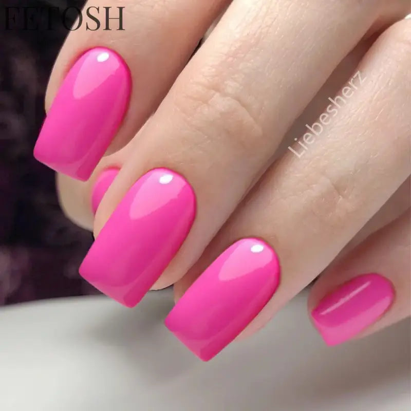 Artificial Press On Fake Nails Glossy Wine Red False Nail Long Square Reusable DIY Lady Fingernail Tip Manicure Tools