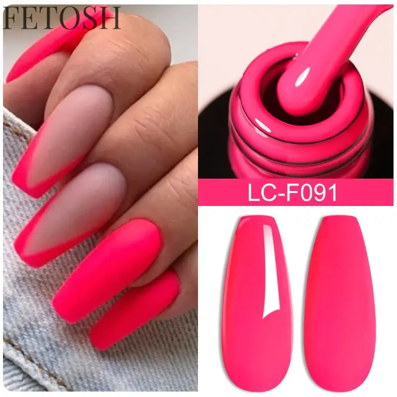 LILYCUTE 5ml White Black Liner Gel Nail Polish Colorful French Painting Stripe Semi Permanent Drawing Nail Art UV Gel Varnish