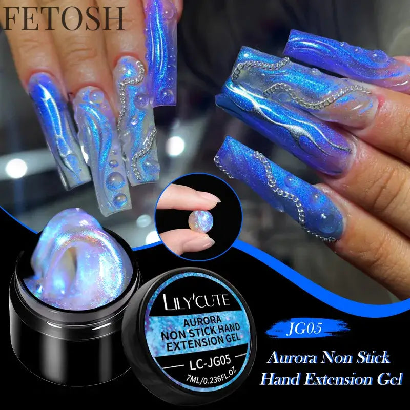 "15ML Nude White Quick Nail Gel Extension"