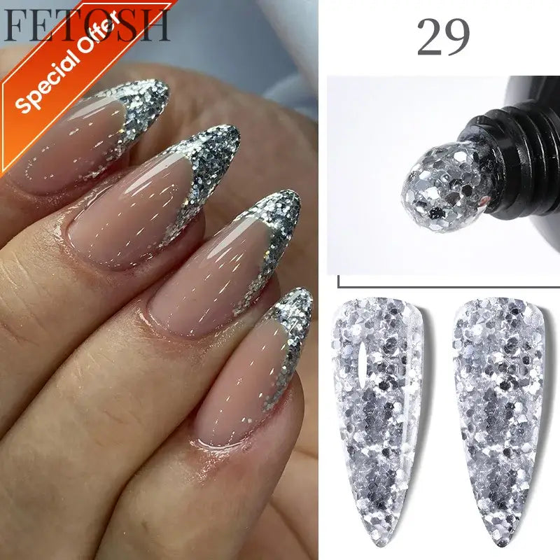 "15ML Quick Extension Gel Nail Polish, Nude White"
