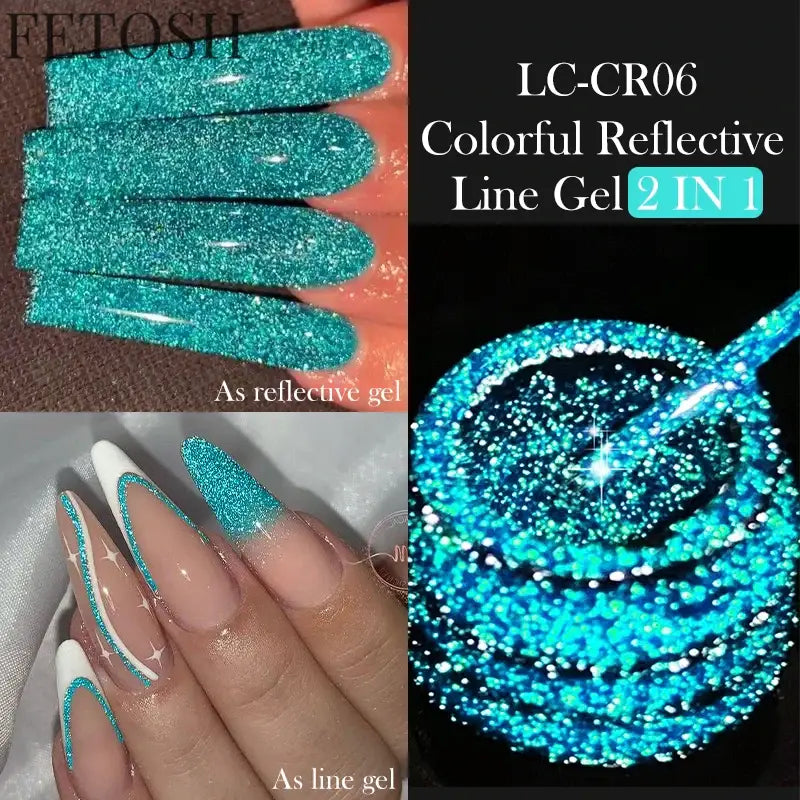 LILYCUTE 5ml White Black Liner Gel Nail Polish Colorful French Painting Stripe Semi Permanent Drawing Nail Art UV Gel Varnish
