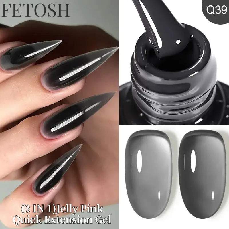 "15ML Nude White Quick Nail Gel Extension"