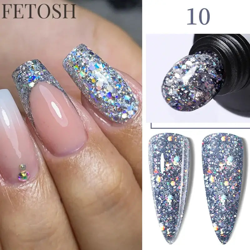 "15ML Quick Extension Gel Nail Polish, Nude White"