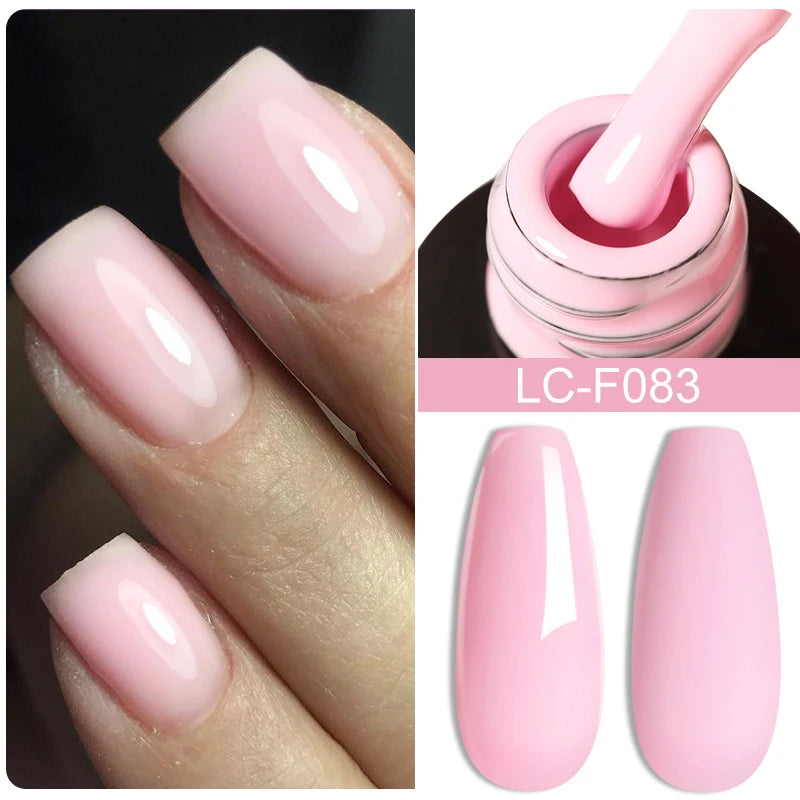 LILYCUTE Glitter Sequins UV Gel Nail Polish Shiny Spring Summer Color Semi Permanant Soak Off All For Manicure Nail Art Varnish