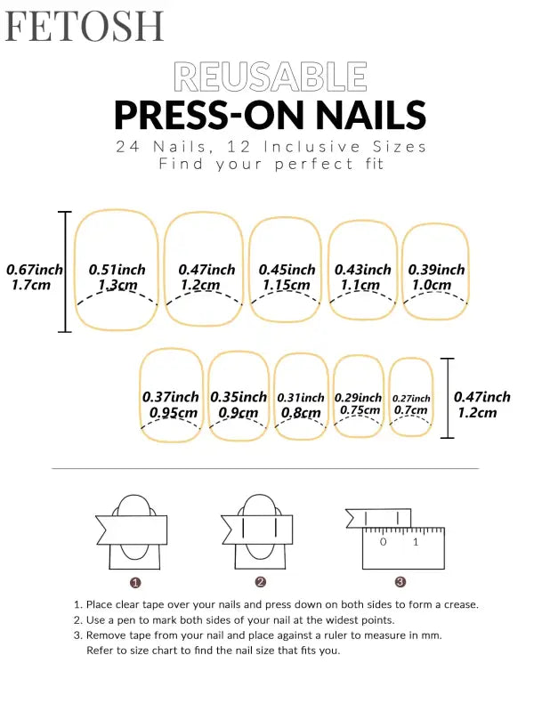 ARTAUG 24pcs Glossy Pink Press On Nails Medium Square Fake Nail Elegantstyle False Nail Full Cover Fake Nail For Stylish Women