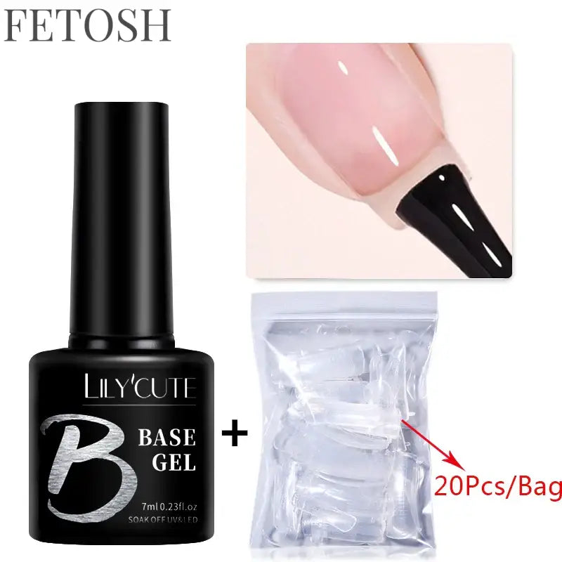 "15ML Quick Extension Gel Nail Polish, Nude White"