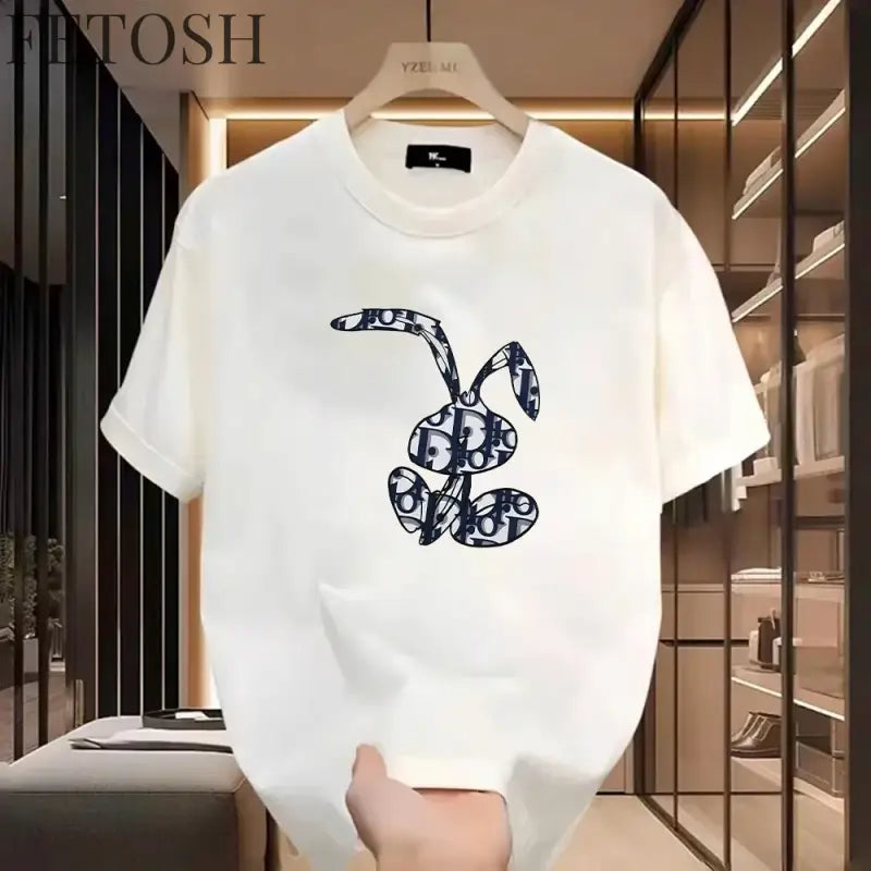 Women High Quality Casual T-Shirt Harajuku Y2k Designer Ladies Luxury Tees Female Vintage Trendy Pure Cotton Pullover T Shirts