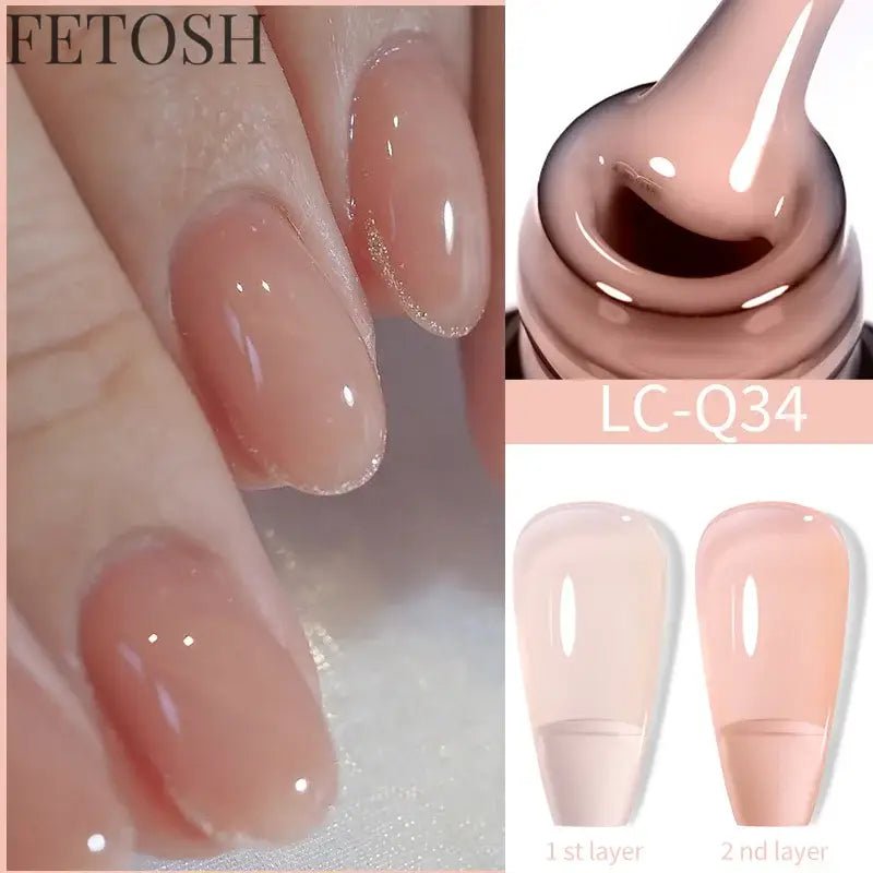 "15ML Nude White Quick Nail Gel Extension"