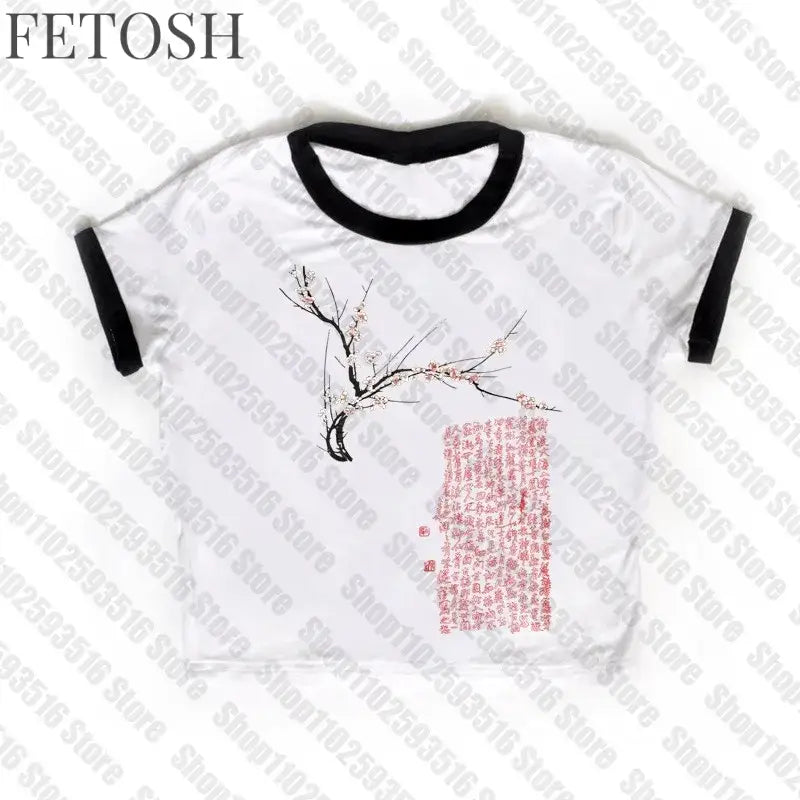 Kpop Oversized T-shirt Female Clothing Trashy Y2k 2000s Harajuku Women Top Women's T-shirts 90s Vintage Clothes Anime Goth Emo