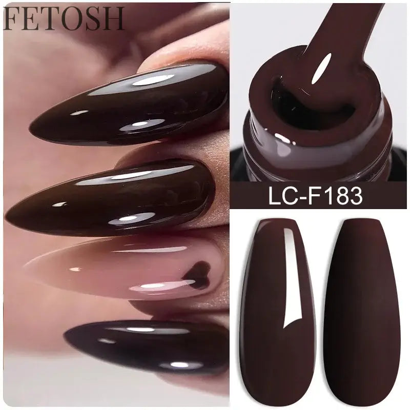 LILYCUTE 5ml White Black Liner Gel Nail Polish Colorful French Painting Stripe Semi Permanent Drawing Nail Art UV Gel Varnish