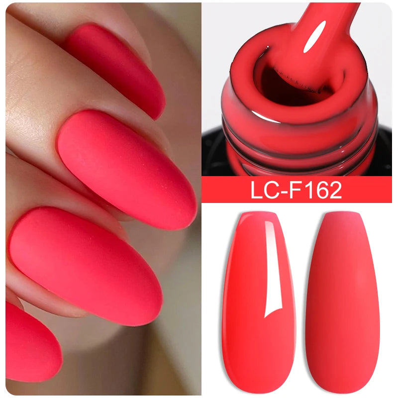 LILYCUTE Glitter Sequins UV Gel Nail Polish Shiny Spring Summer Color Semi Permanant Soak Off All For Manicure Nail Art Varnish