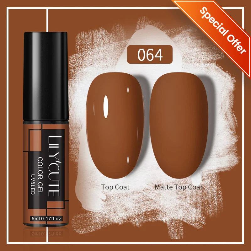 ’15ML Quick Extension Gel Nail Polish in Nude Milk White’ - Color-F151