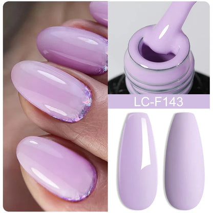’15ML Quick Extension Gel Nail Polish in Nude Milk White’ - Color-F151