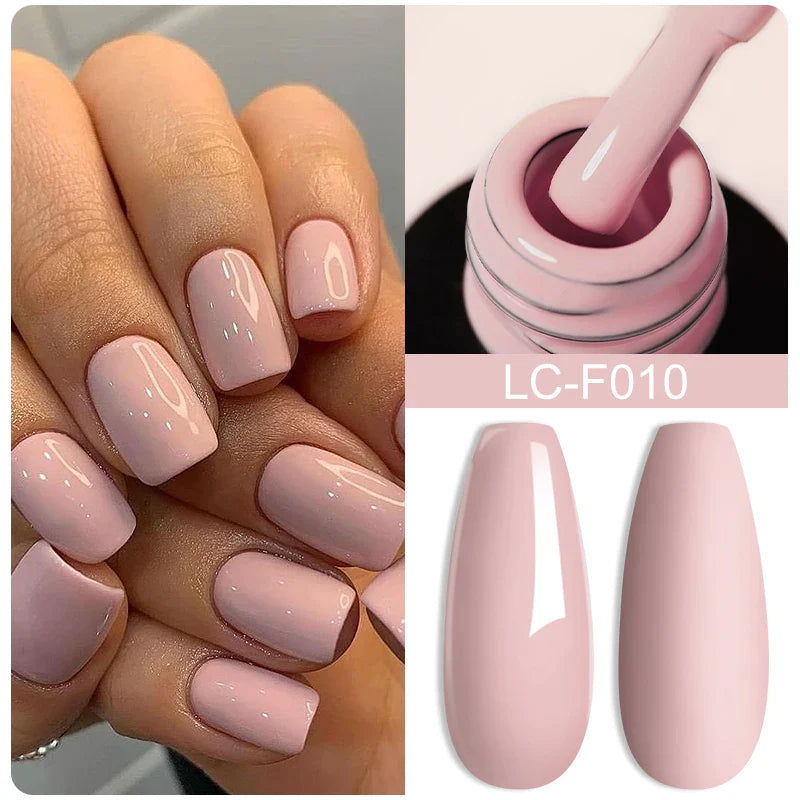 ’15ML Quick Extension Gel Nail Polish in Nude Milk White’ - Color-F151