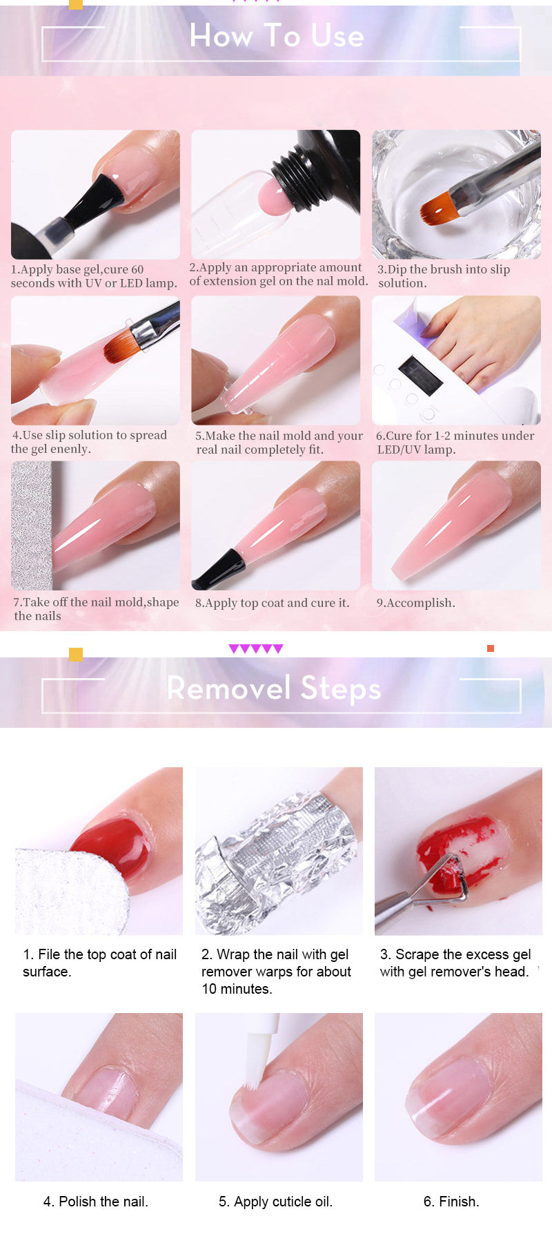 ’15ML Quick Extension Gel Nail Polish in Nude Milk White’ - Color-F151